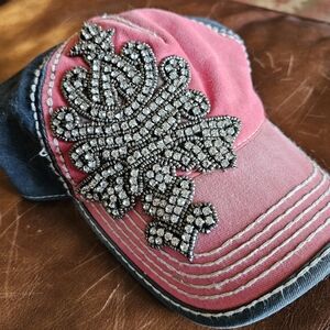 Olive & Pique Rhinestone Ballcap